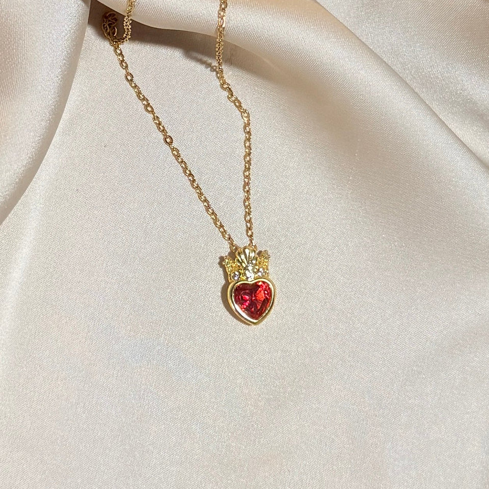 Corazon Coronado rojo