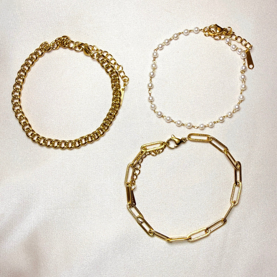 Pulsera Grumet -Pearl Mini - Eslabon